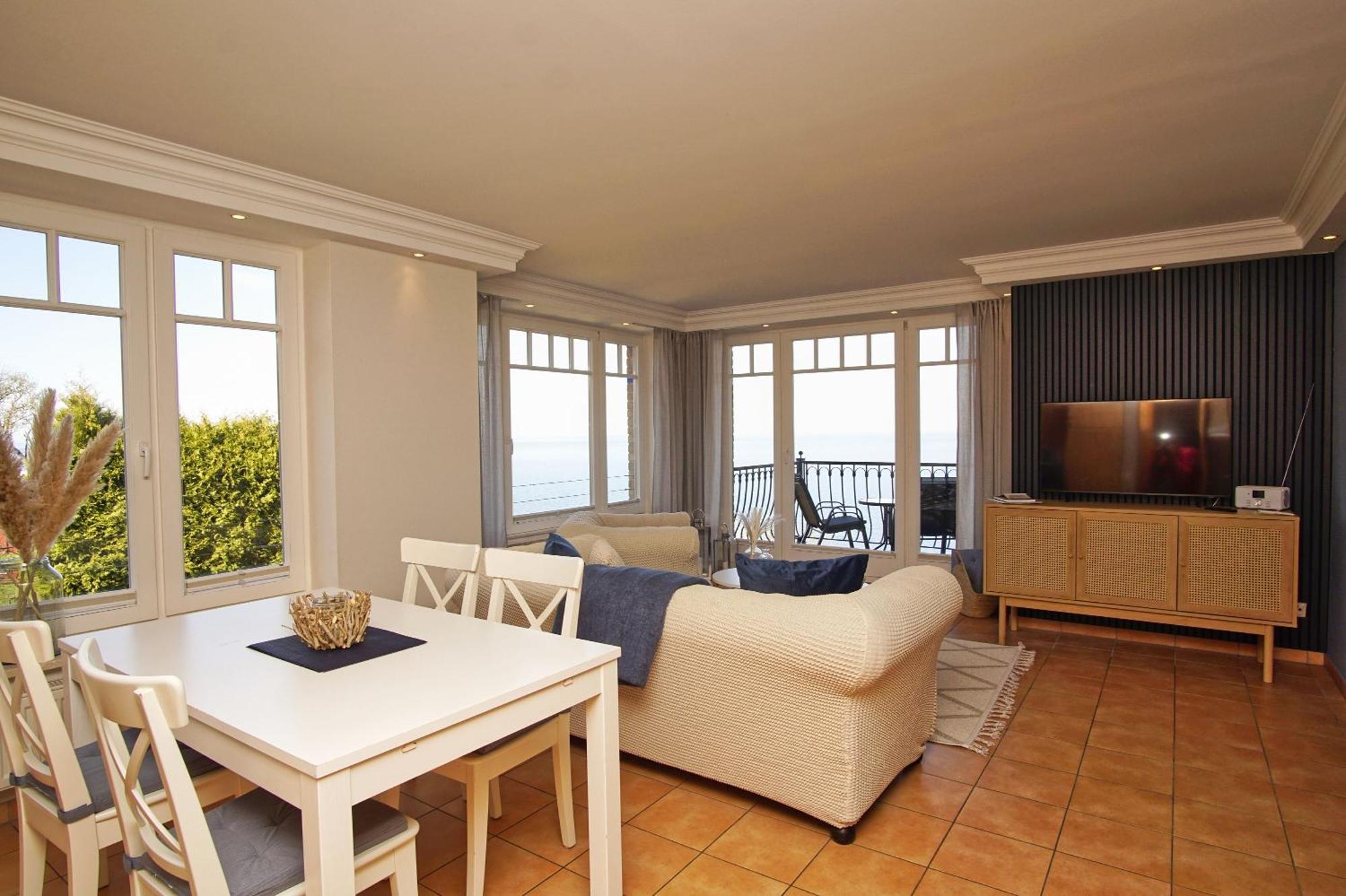 Ferienwohnung Mit Traumhaftem Meerblick - Haus Am Meer Fewo 01 Lohme Exterior foto