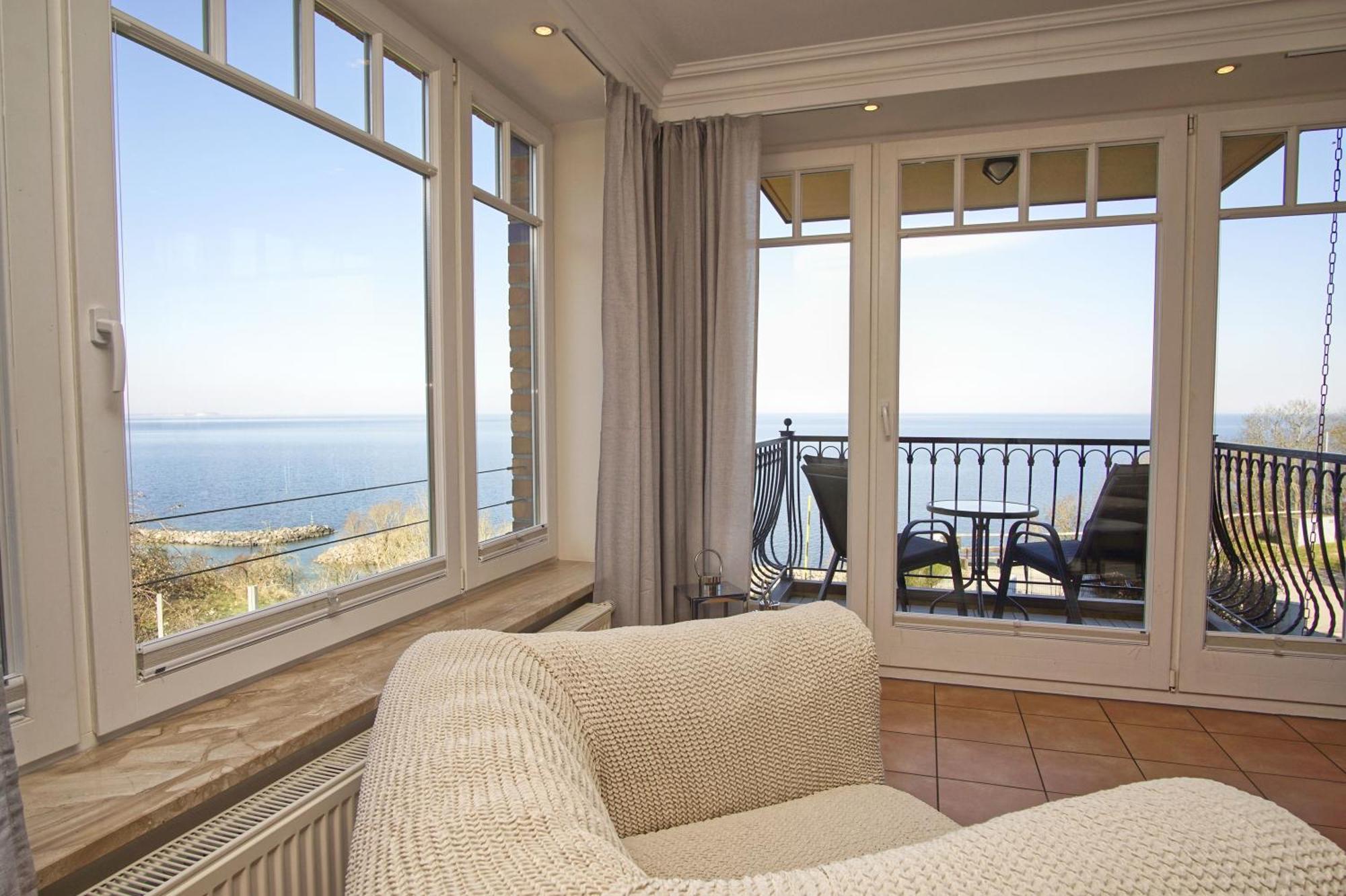 Ferienwohnung Mit Traumhaftem Meerblick - Haus Am Meer Fewo 01 Lohme Exterior foto